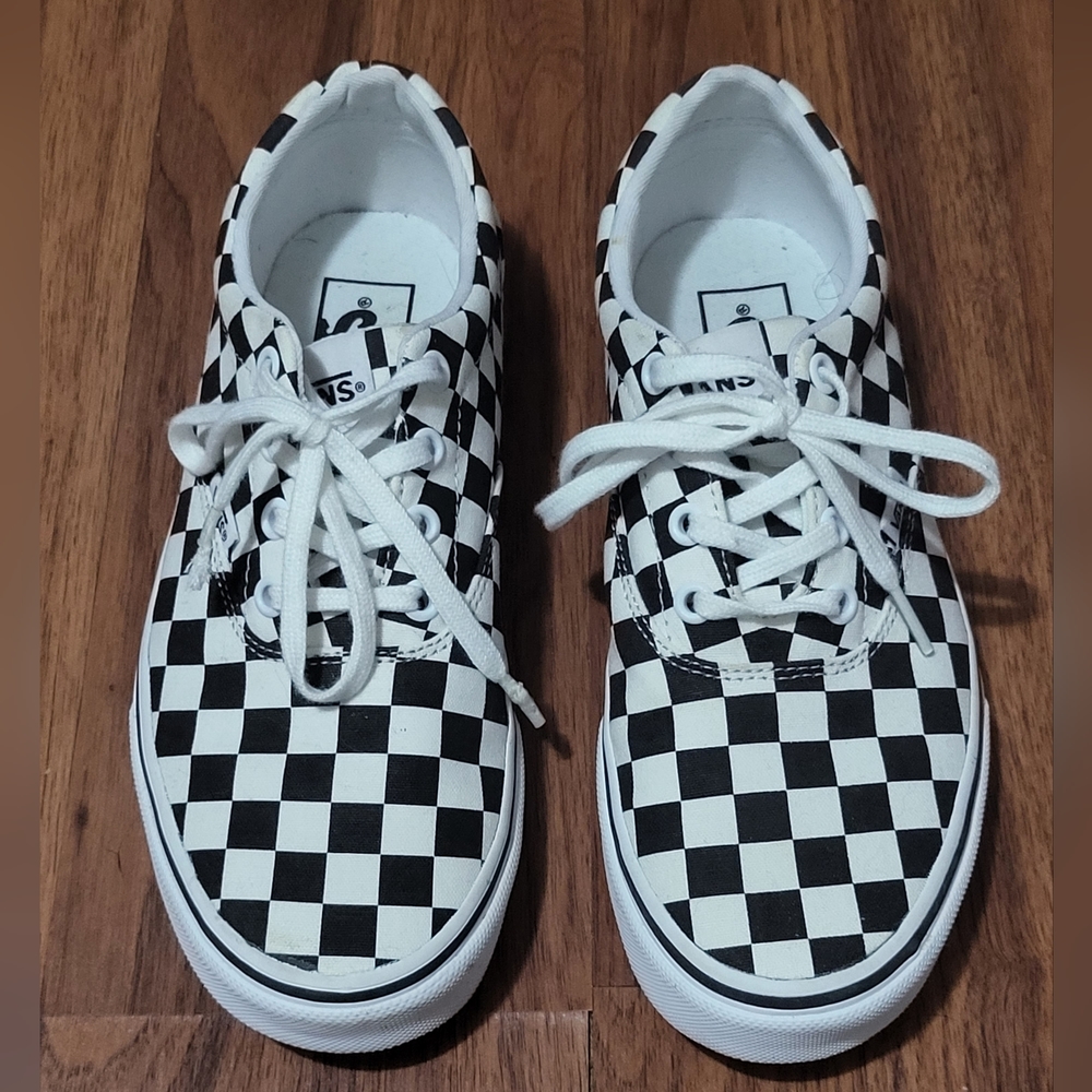 Vans lace-Up Checkered Shoes